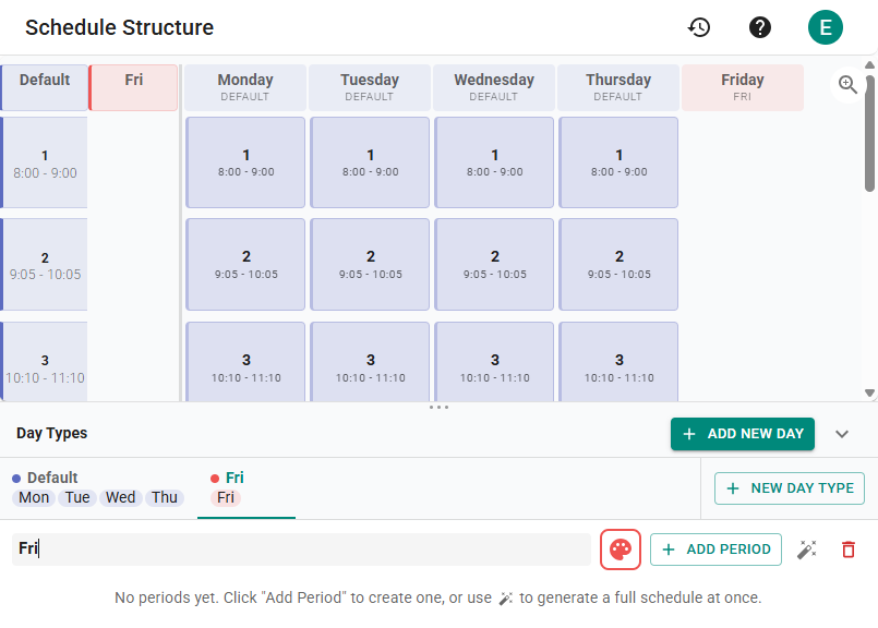 Create a new layout