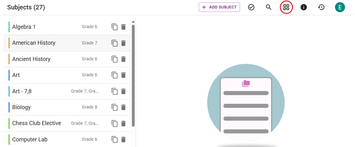 List View